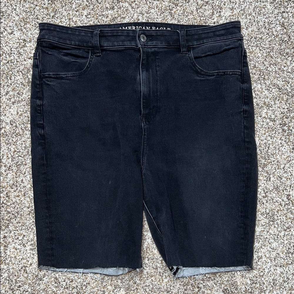 American Eagle Outfitters Women’s Black  Denim Shorts